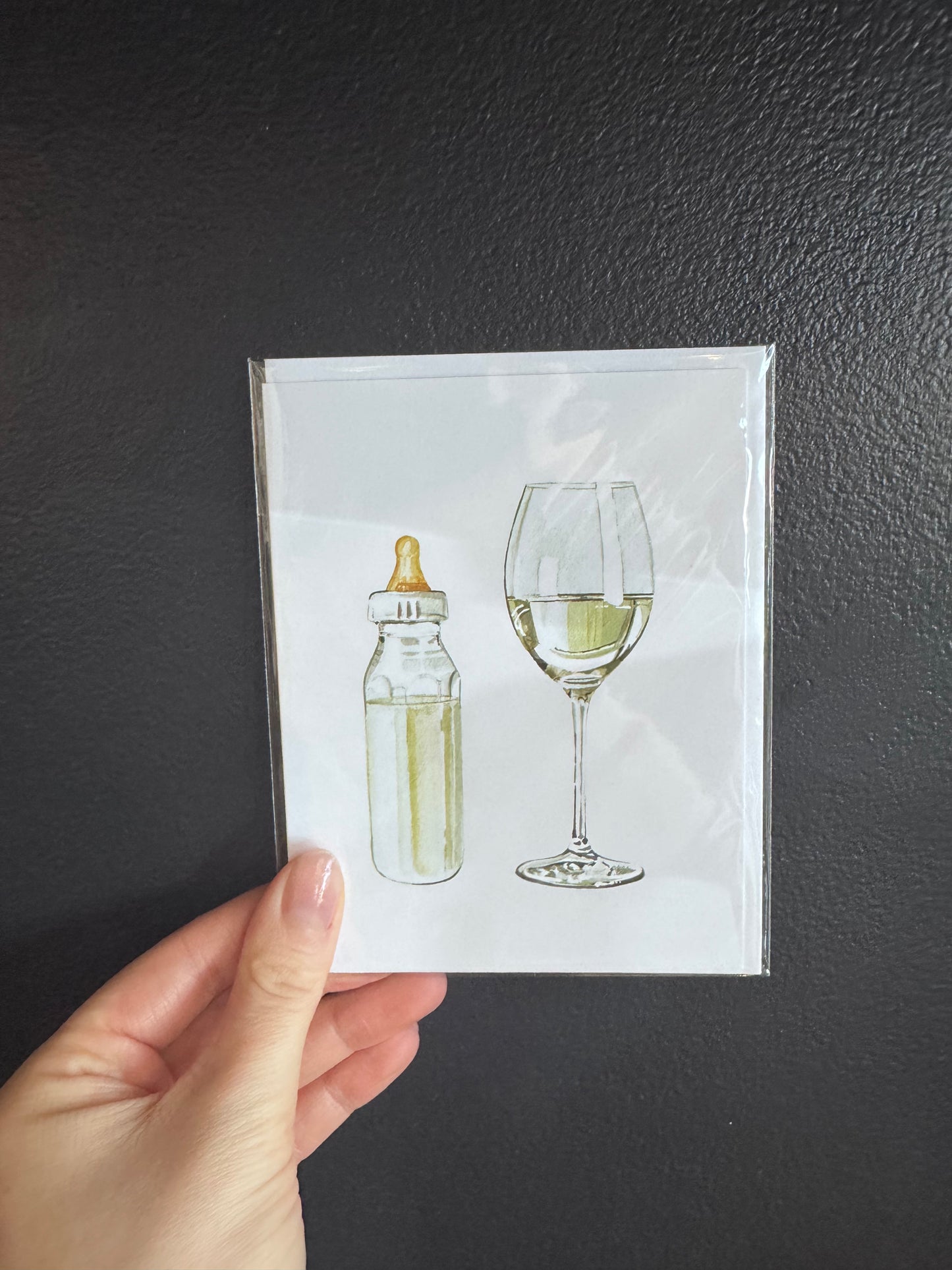Baby bottle & Wine glass