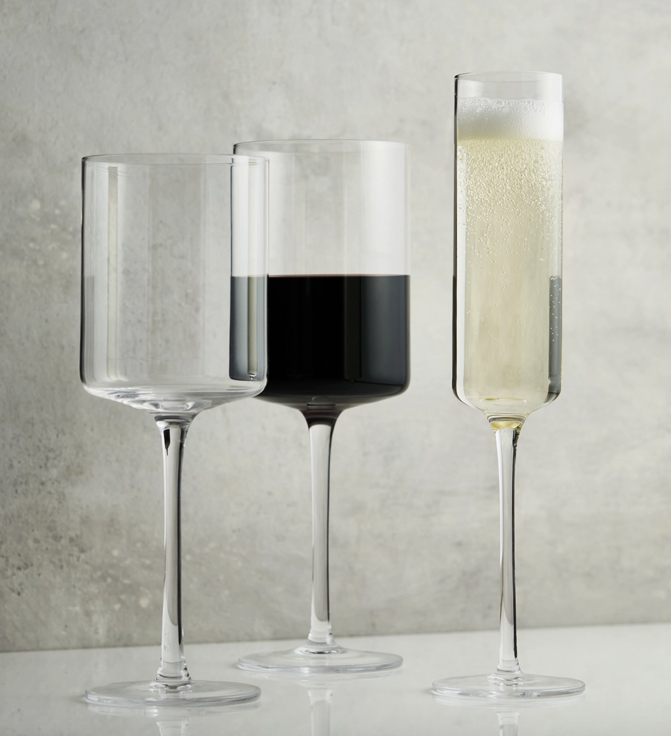Laurel Champagne Flutes