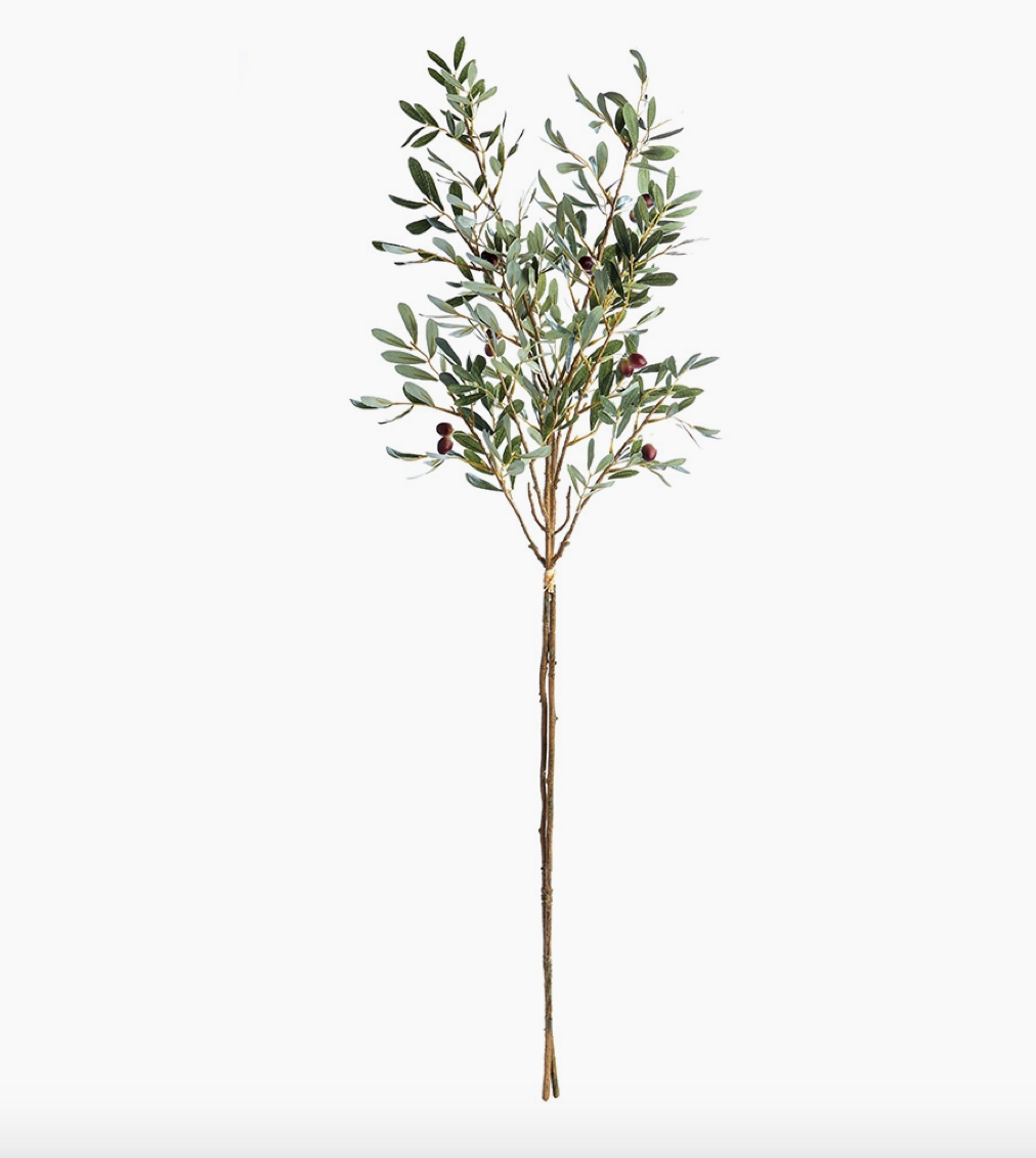 Olive Branches with Olives 43", Bundle of 2