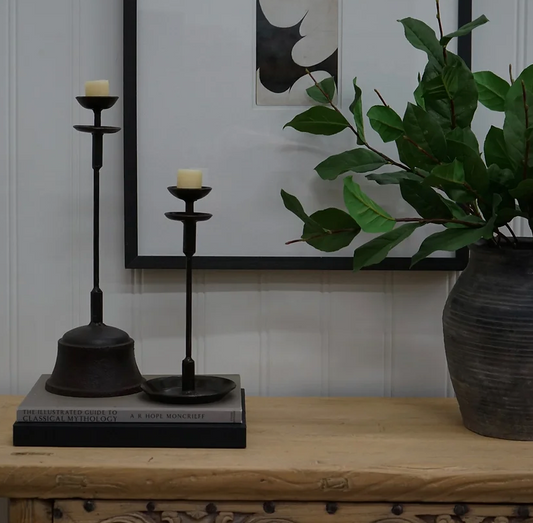 Nera Vintage Candle Stick Holders (Set of 2)