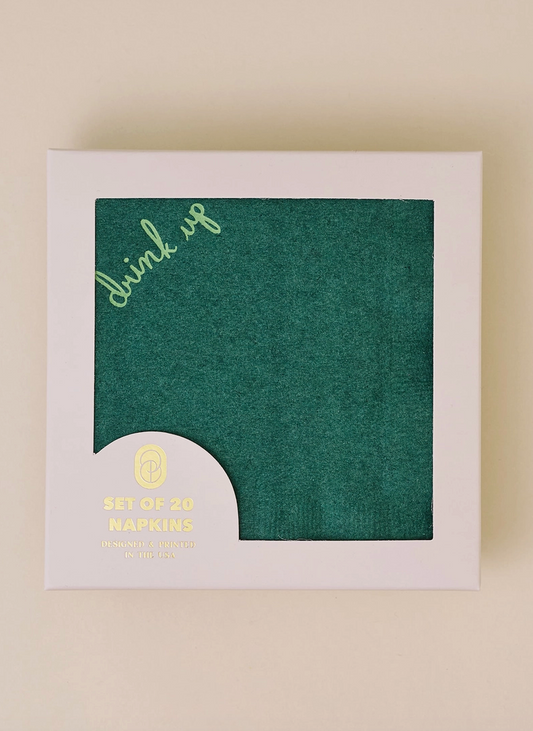 Drink Up Cocktail Napkins - Set of 20