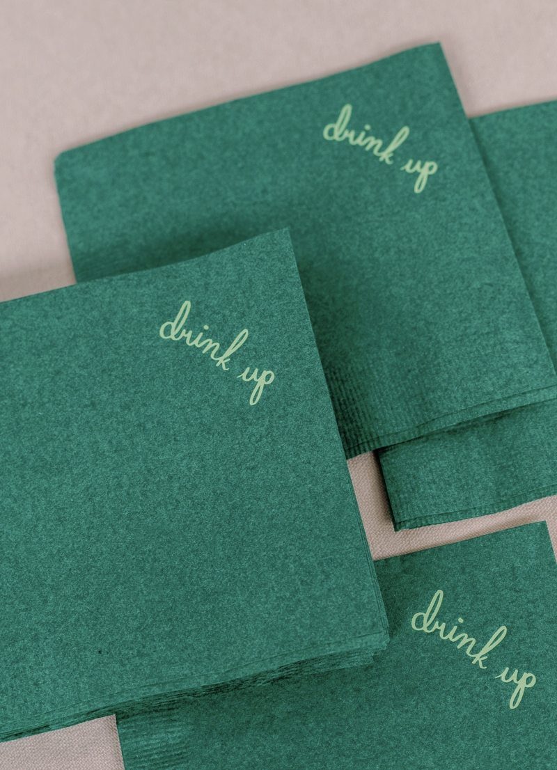 Drink Up Cocktail Napkins - Set of 20