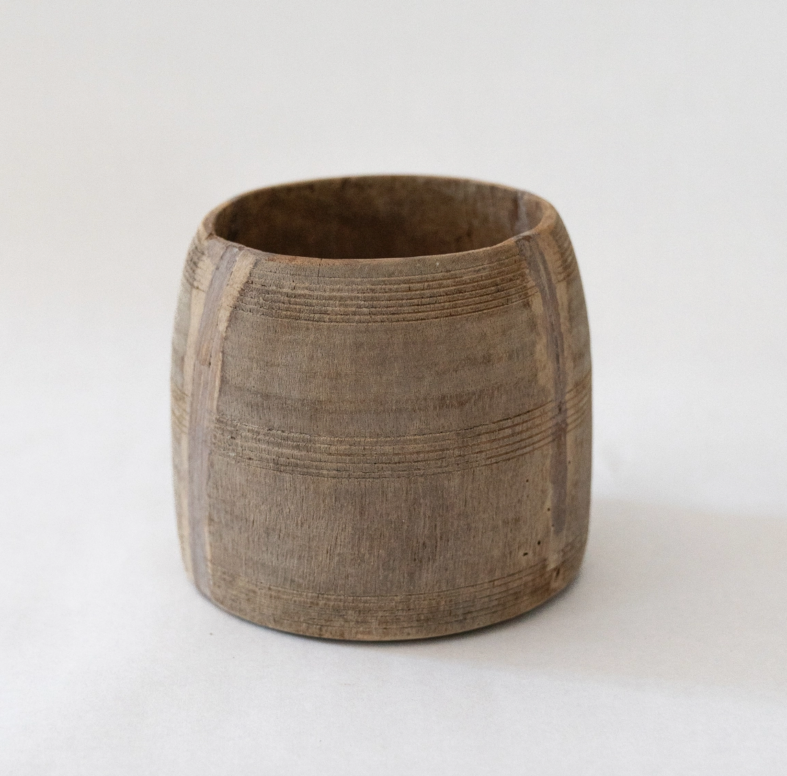 Antique Wooden Honey Pot