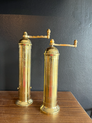 Brass Pepper & Salt Mill